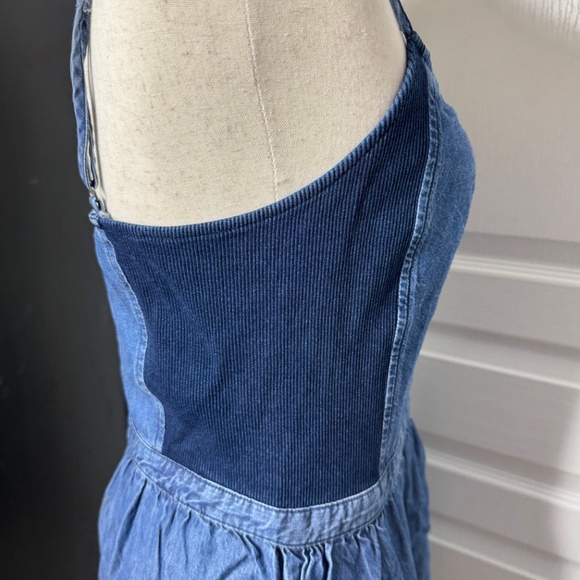 Splendid Denim Mini Dress - M - Picture 2 of 4